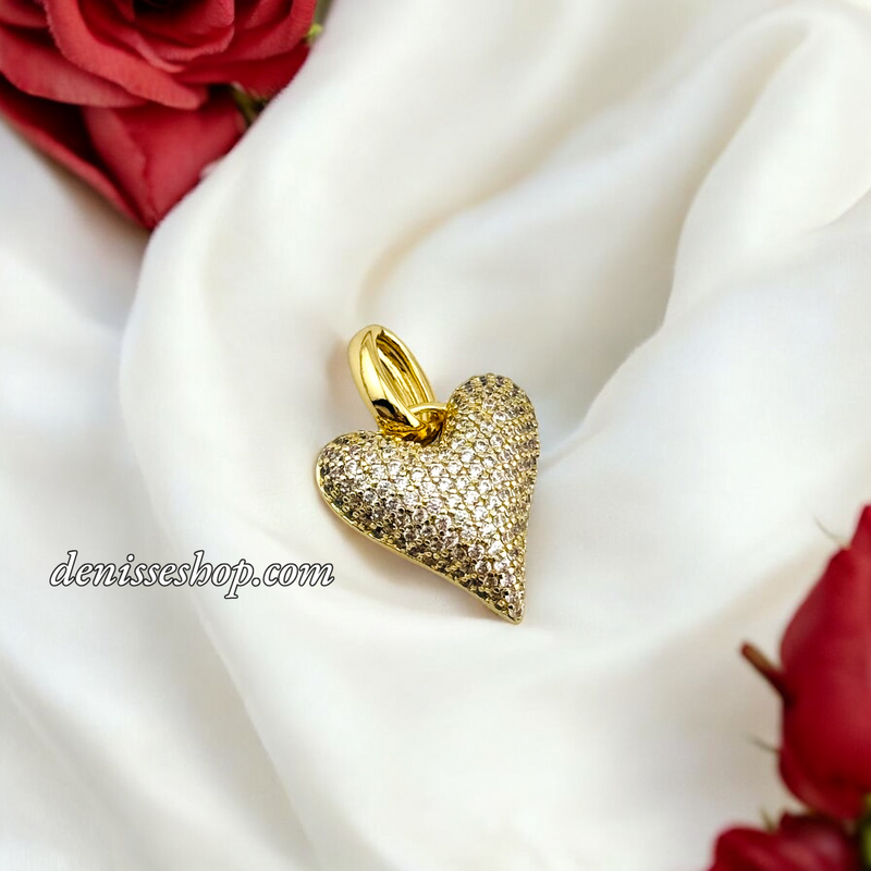 14K WOMEN/GIRL HEART PENDANT P681