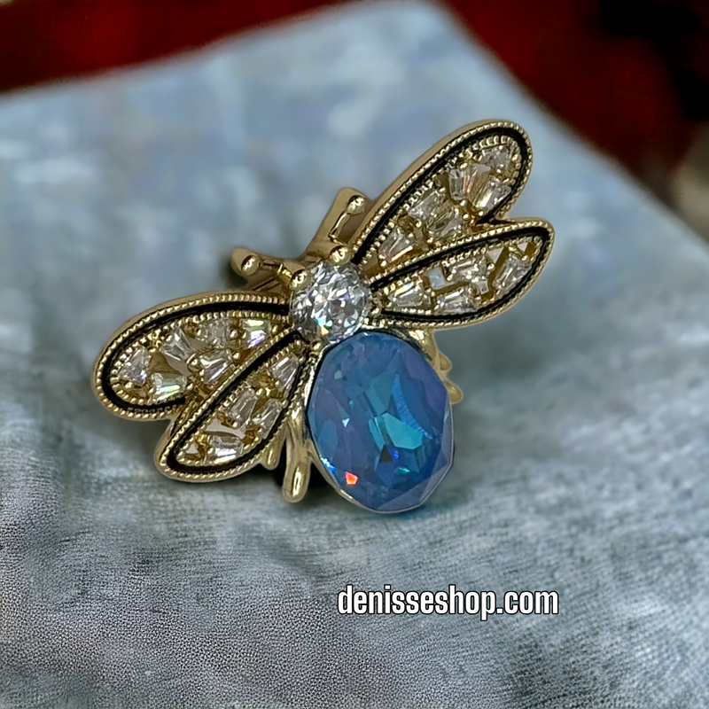 14K BEE BROOCH