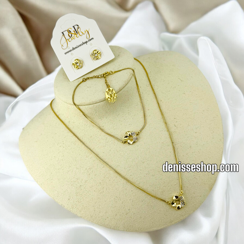 14K WOMAN/ NECKLACE SET N152