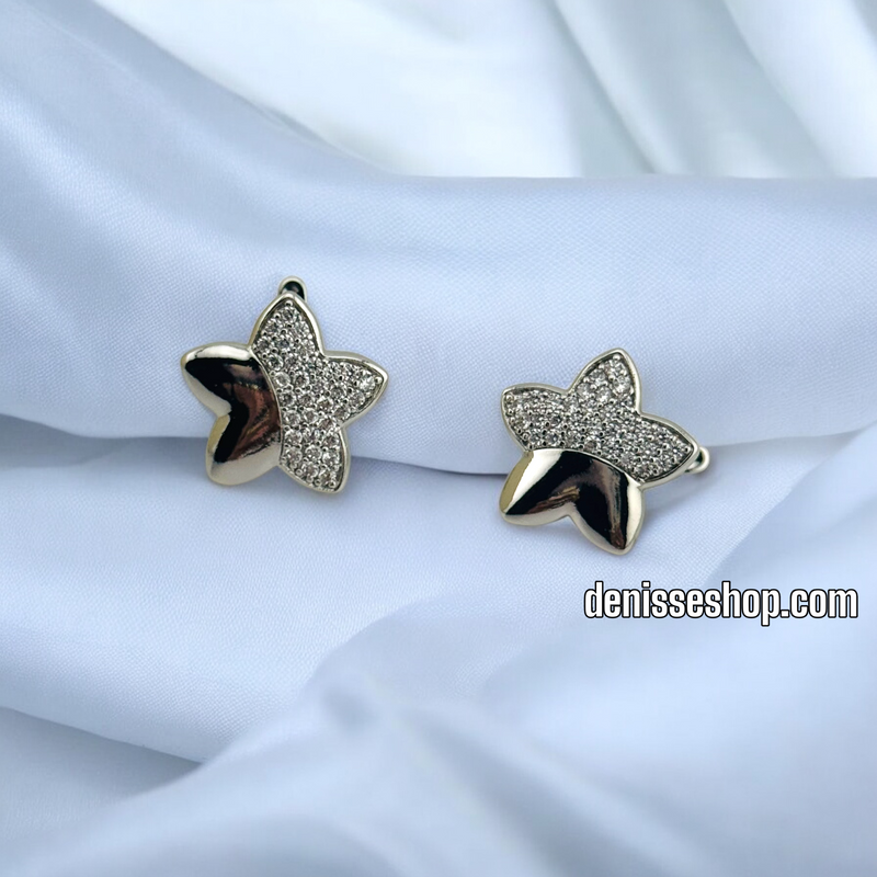 SILVER BUTTERFLY EARRING  E781