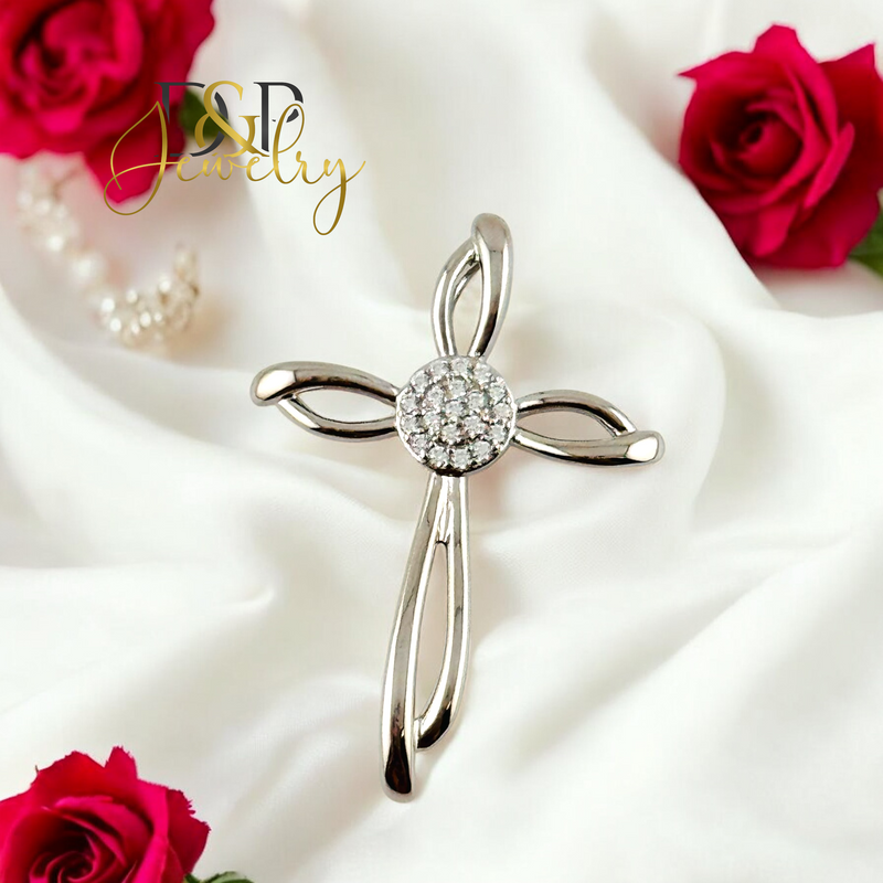 SILVER CROSS PENDANT P862