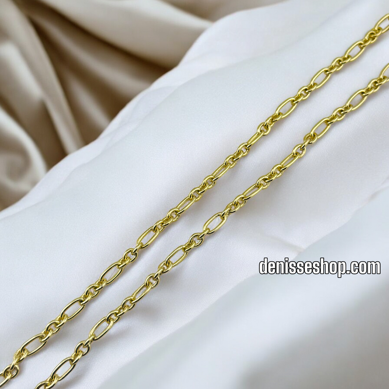 14K WOMEN/LONG LINK CHAIN NECKLACE 18” CH032