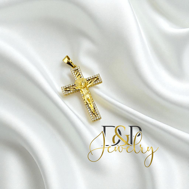 14K CRUCIFIX PENDANT P783