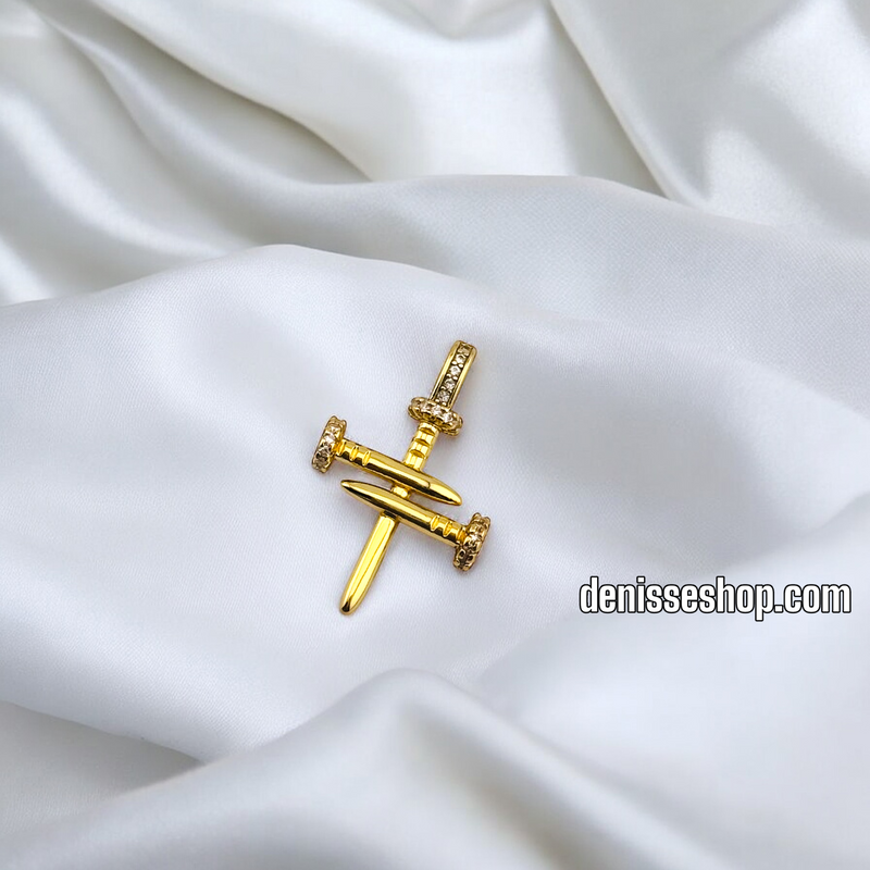 14K WOMEN/GIRL CROSS PENDANT P624