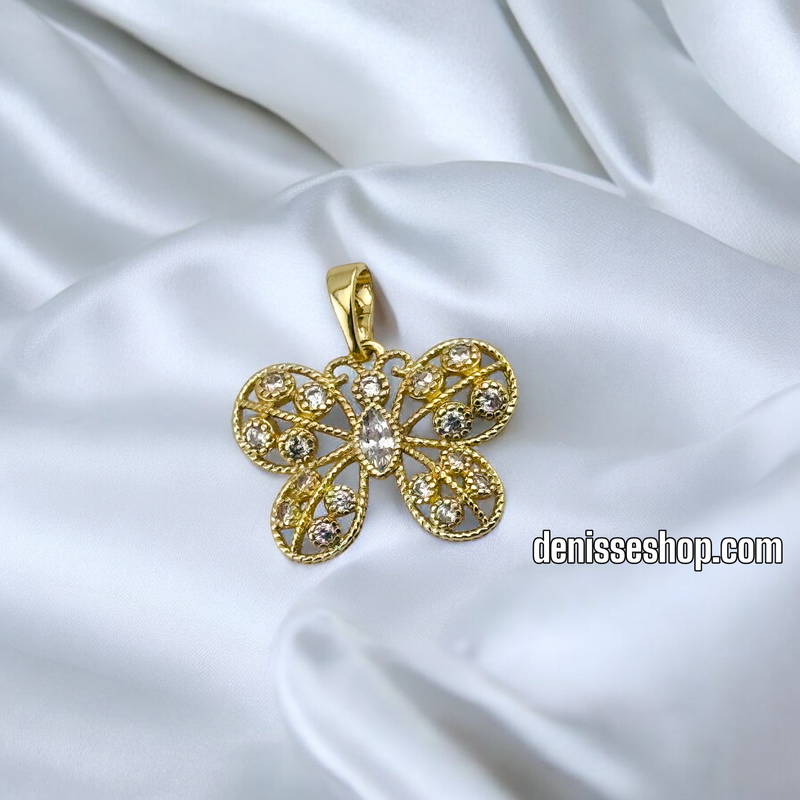 14K BUTTERFLY WOMEN/GIRL PENDANT P660