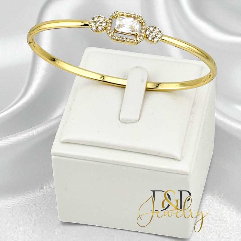 14 WHITE STONE BANGLE BR840