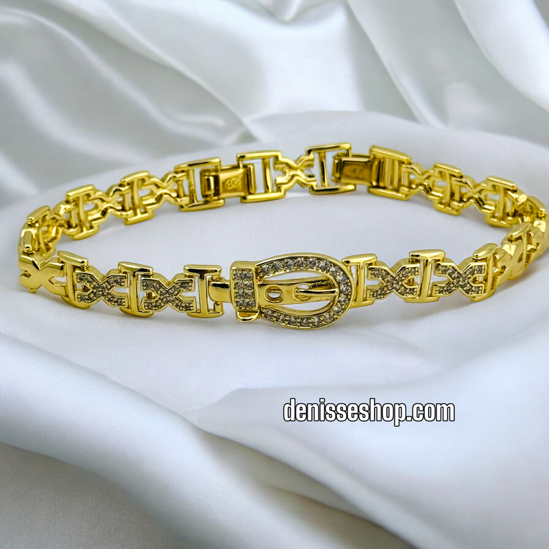 14K FASHION GOLD BRACELET BR449