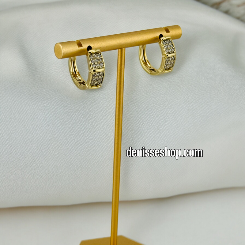 14K GOLD HOOPS HP399