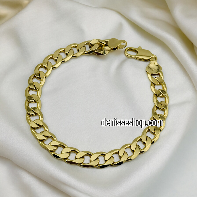 14K CUBAN ANKLET