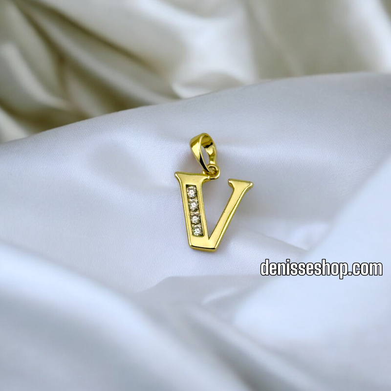 14K FASHION LETTERS PENDANT P505