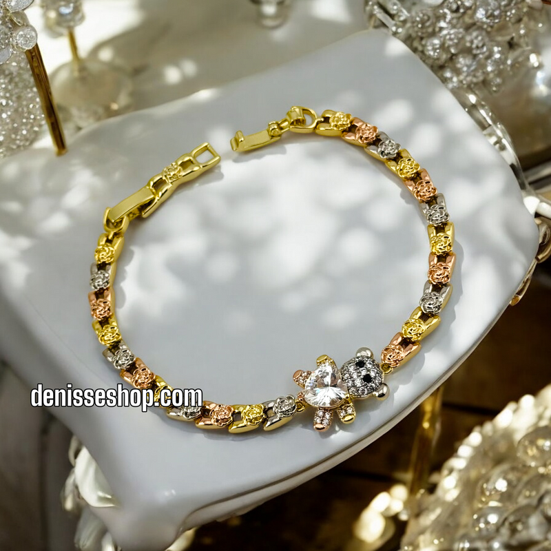 14K /WOMAN BEAR BRACELET BR551