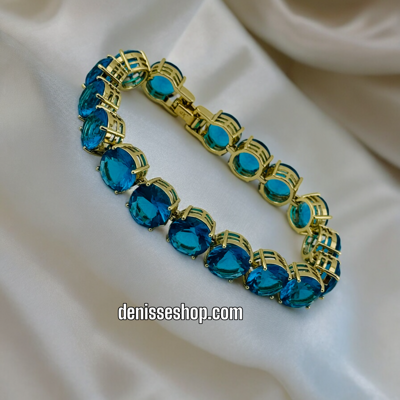 14K BLUE BRACELET BR381