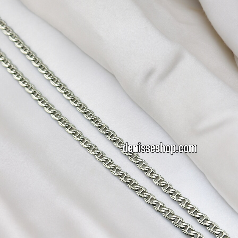 VALENTINO SILVER CHAIN 3MM C515