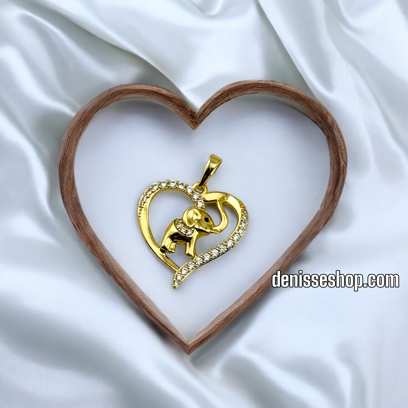 14K WOMEN/ELEFANT HEART PENDANT P525