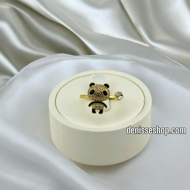 14K WOMEN/GIRL PANDA ADJUSTABLE RING RG277