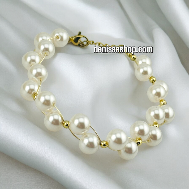 14K FASHION PEARL BRACELET BR497