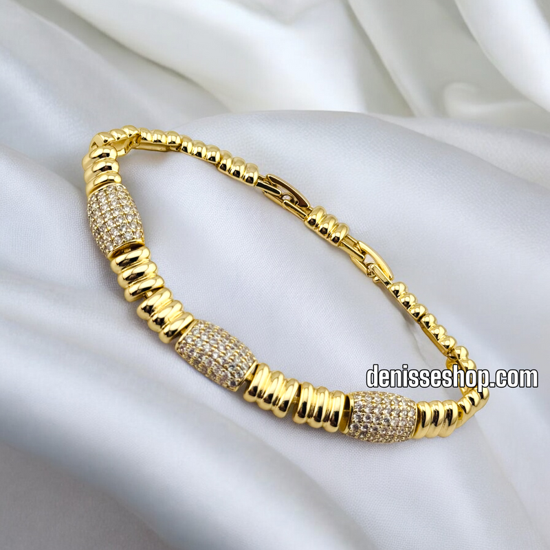 14K FASHION SNAKE BRACELET BR658