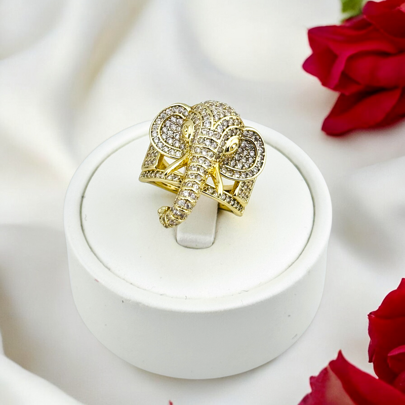 14K WOMEN ELEPHANT RING RG348