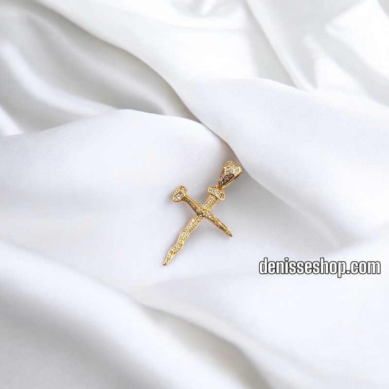 14K WOMEN/MEN CROSS CHARM P620