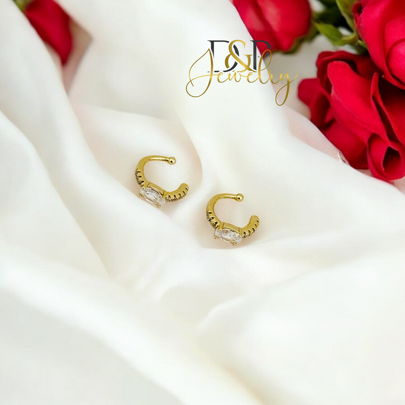 14K TINY EAR HOOP EARRING HP645