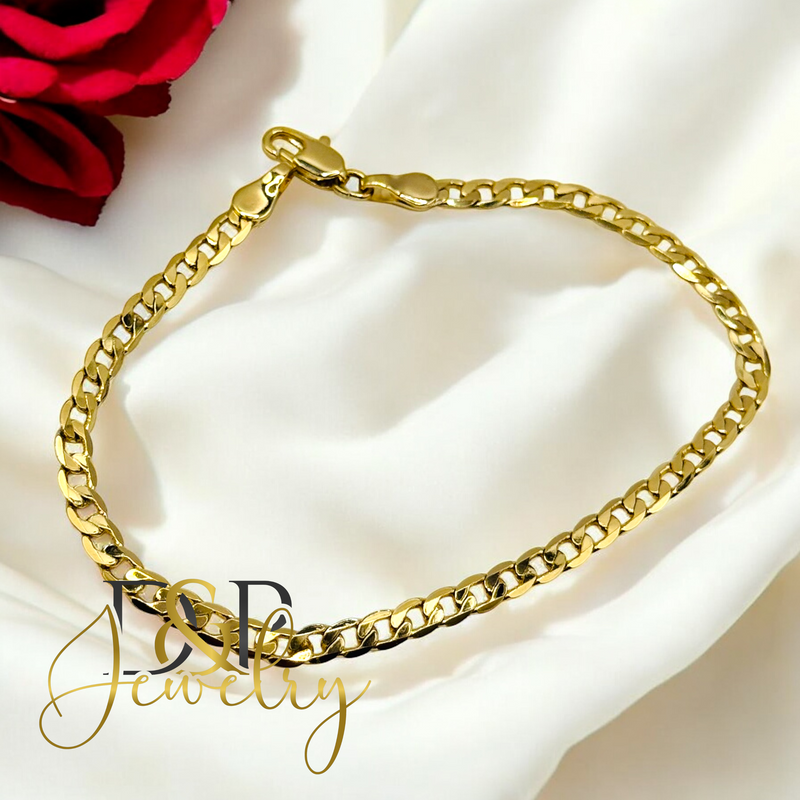 14K SLENDER CUBAN BRACELET BR772