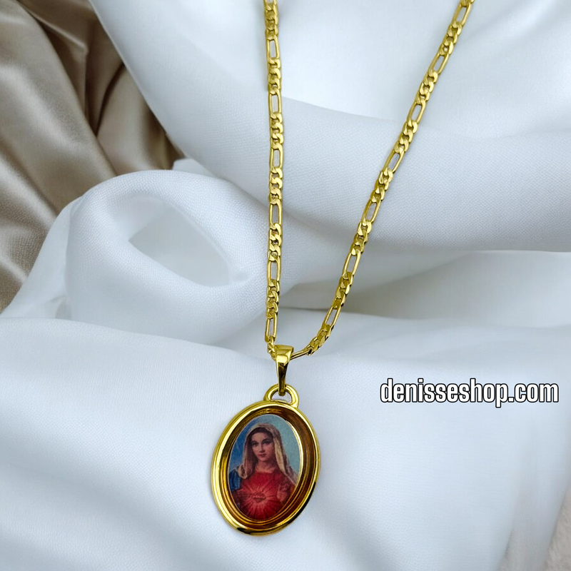 14K WOMEN / VIRGEN MARY IMAGE PENDANT P537