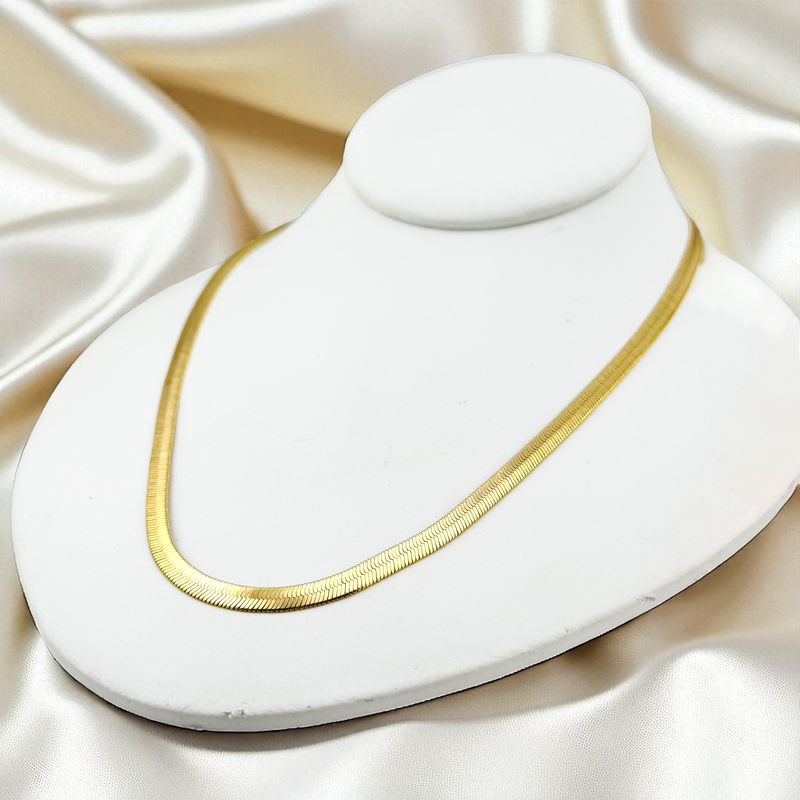 14K / SNAKE FASHION NECKLACE 20” N143