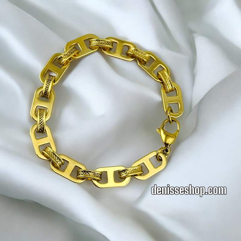 14K FASHION GOLD BRACELET BR496