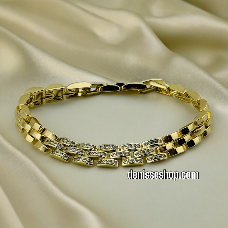 14K FASHION GOLD BRACELET BR347