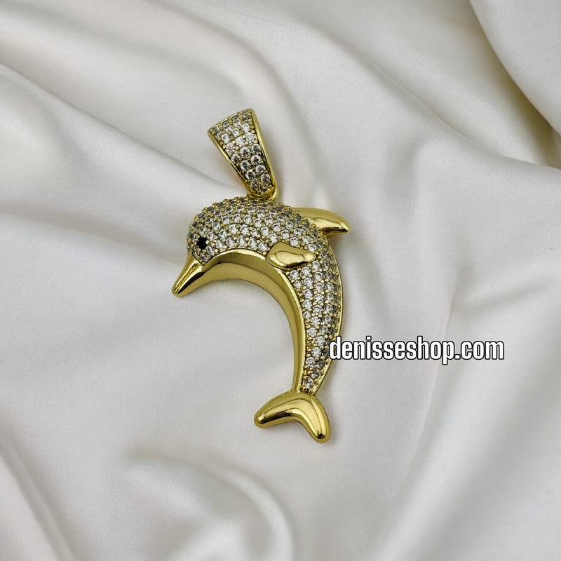 14K DOLPHIN PENDANT P363