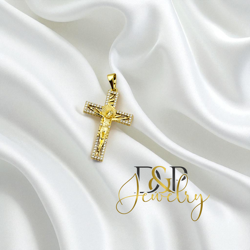 14K CRUCIFIX PENDANT P783