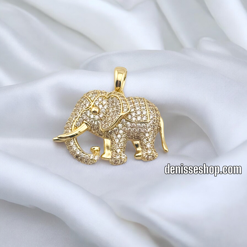 14K WOMEN MEDIUM SIZE ELEPHANT PENDANT P648