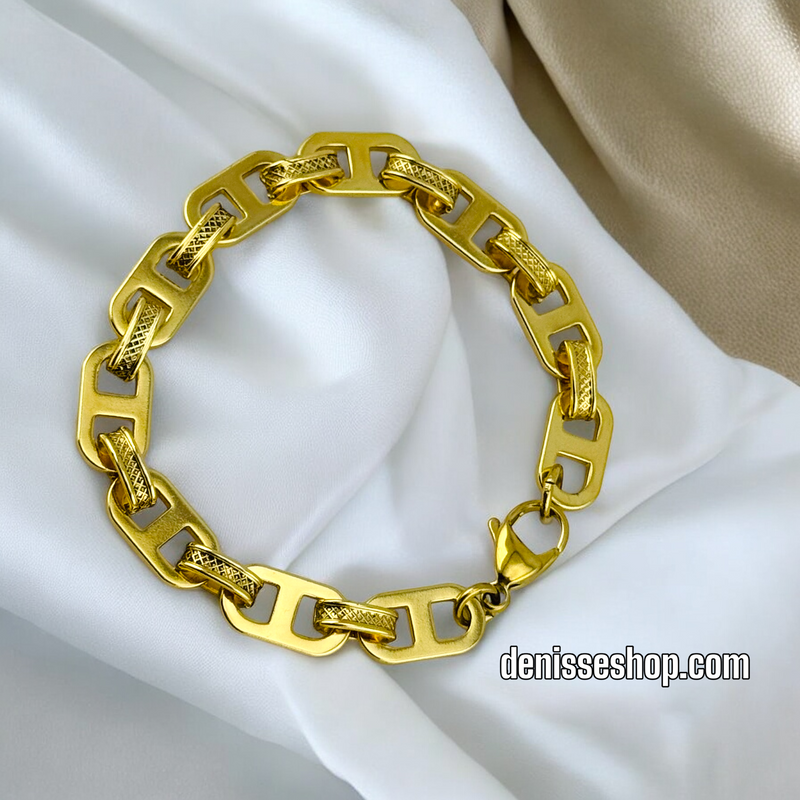 14K FASHION GOLD BRACELET BR496