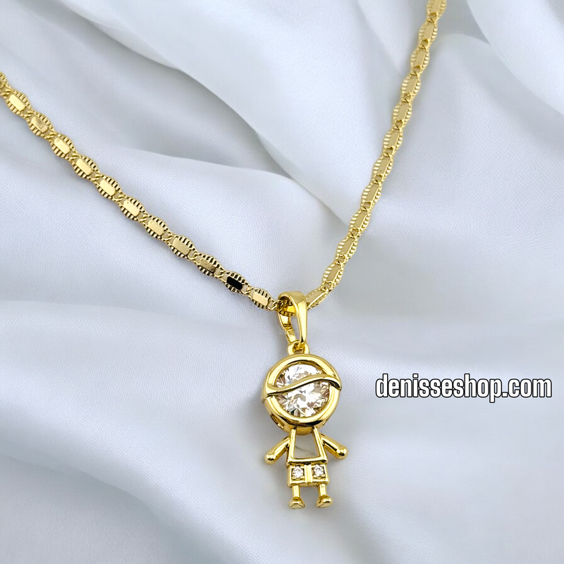 14K BOY PENDANT P634