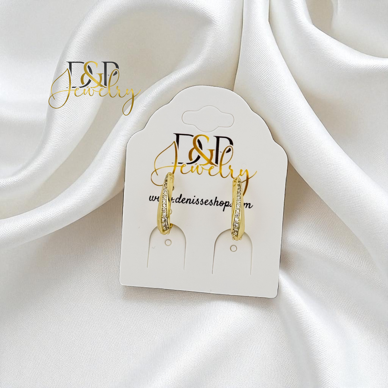 14K GOLD/THIN HUGGIE  EARRING E1000