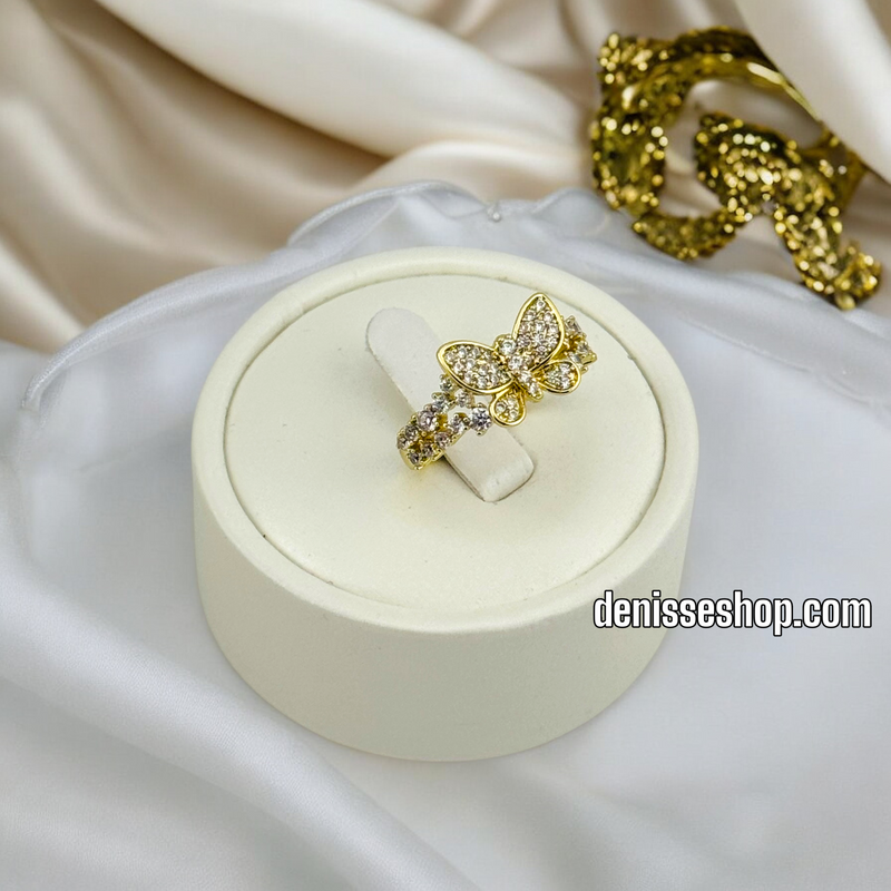 14K BUTTERFLY RING RG290