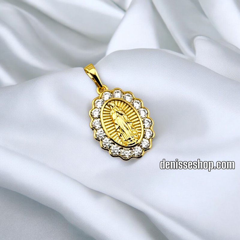 14K WOMAN/GIRL VIRGIN MARY PENDANT P613