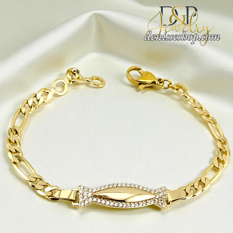 14KGOLD GIRL BRACELET BR857