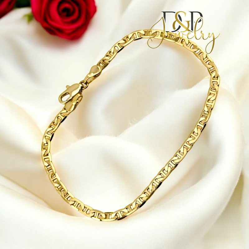 14K MIRROR MARINER BRACELET BR747