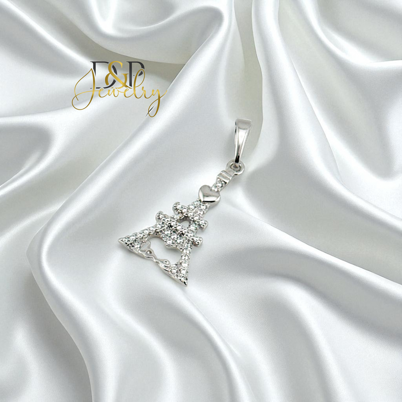 14K SILVER/EIFFEL TOWER PENDANT P911