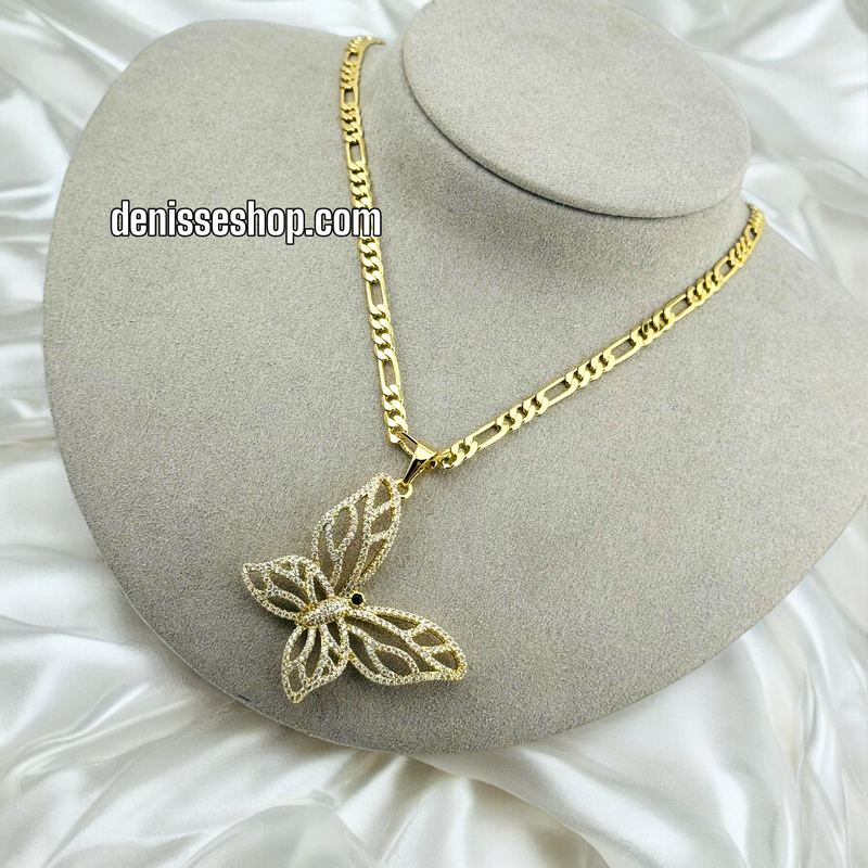 14K BUTTERFLY PENDANT P419