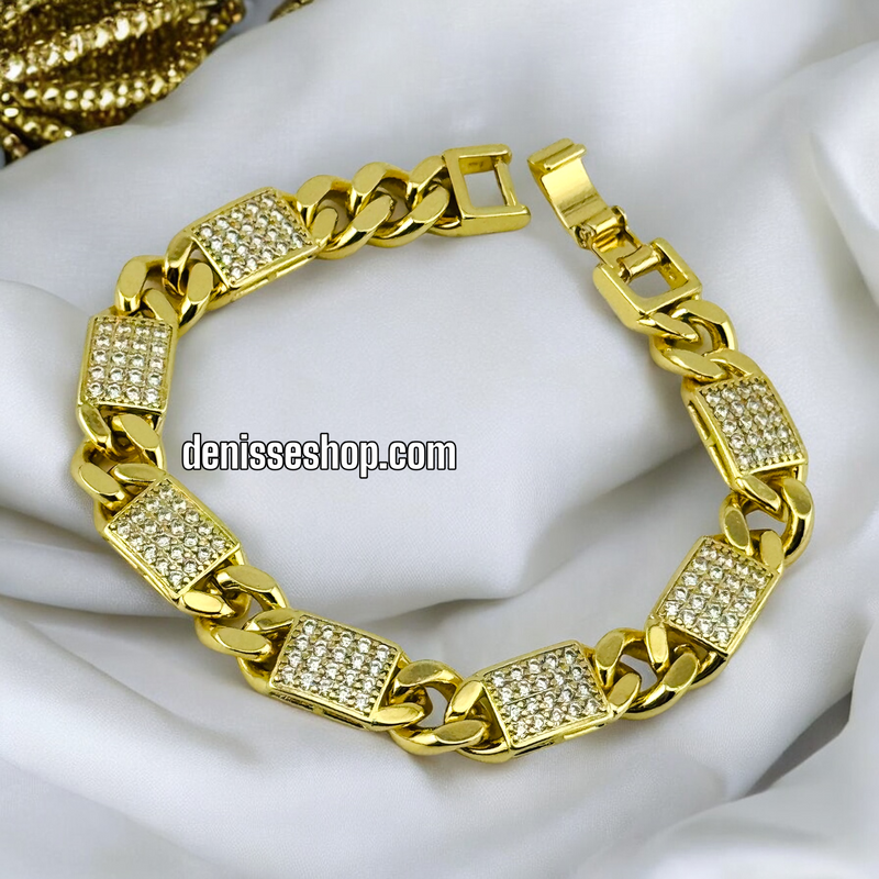 14K CUBAN FASHION BRACELET BR461