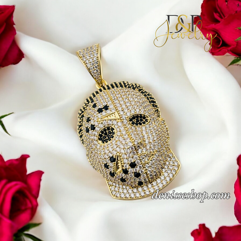 14K MASK PENDANT P703