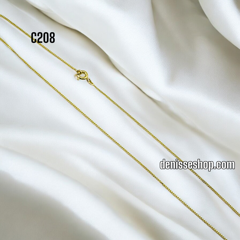 14K THIN CHAIN C208