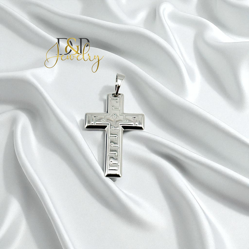 14K SILVER/CROSS PENDANT P914