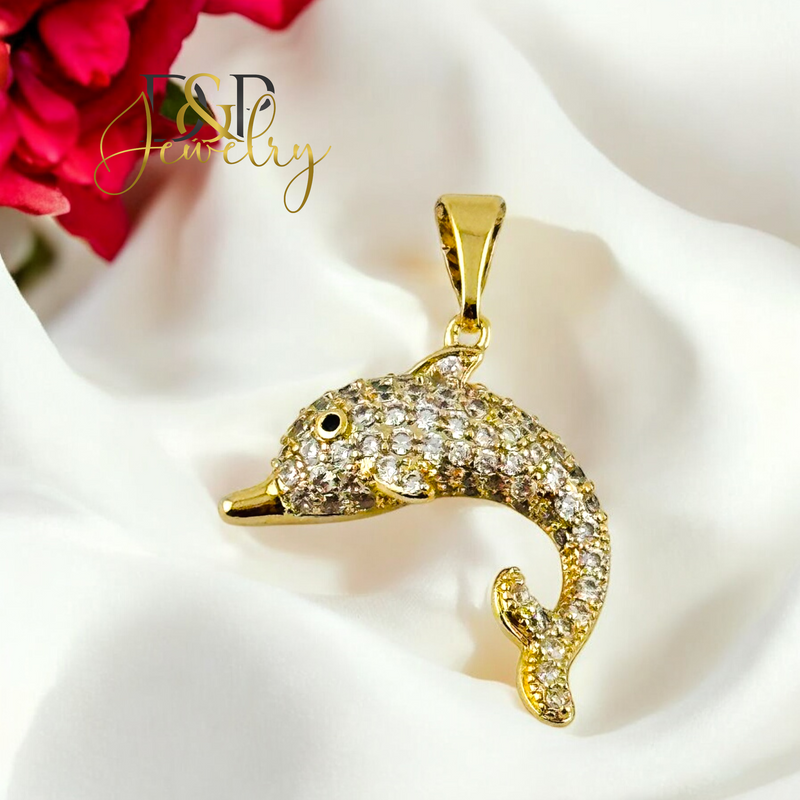14K DOLPHIN PENDANT P836