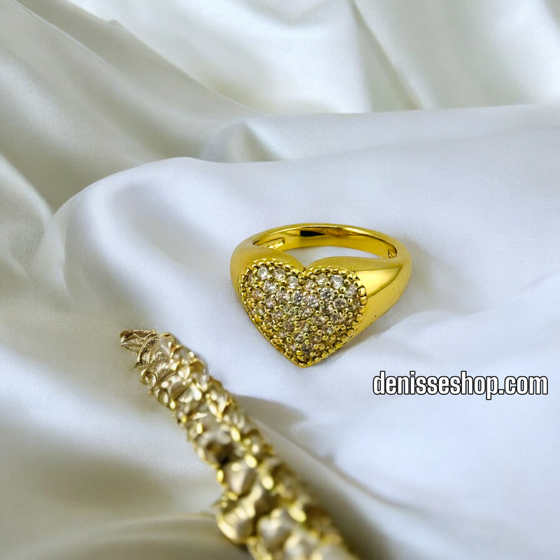 14K HEART RING RG237