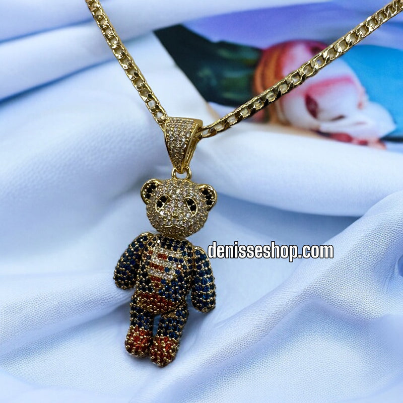 18K BEAR PENDANT P252