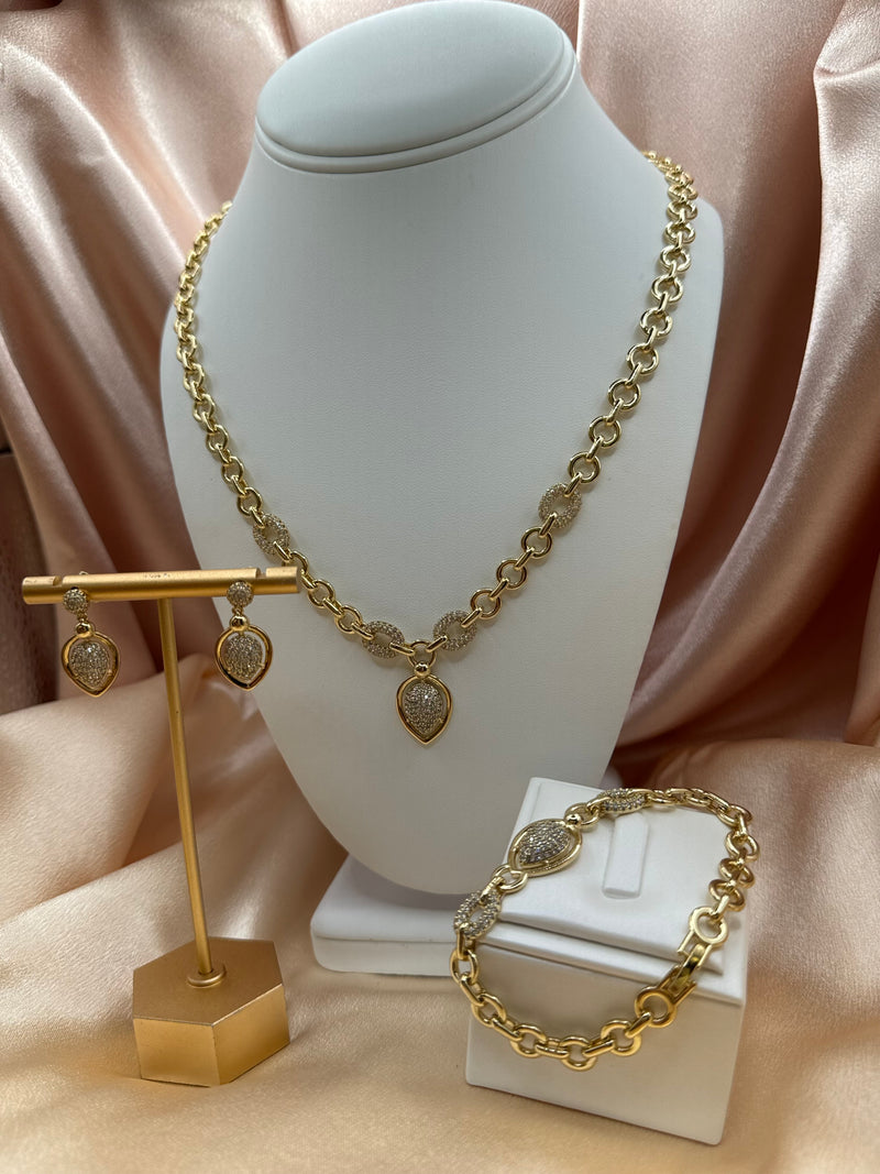 14K FASHION NECKLACE SET C1148