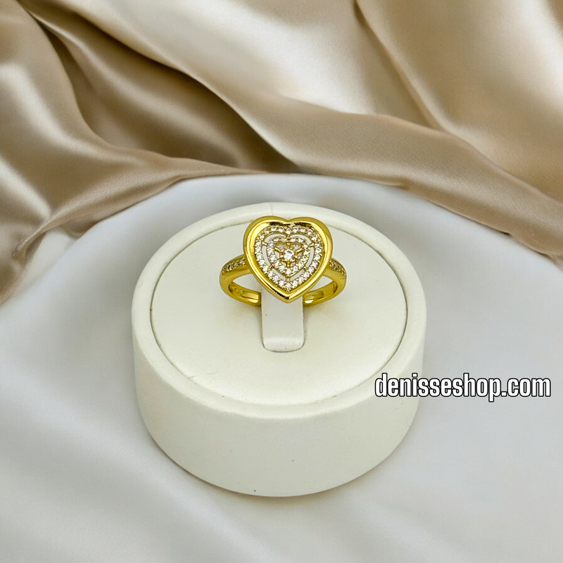 14K WOMEN HEART RING RG301